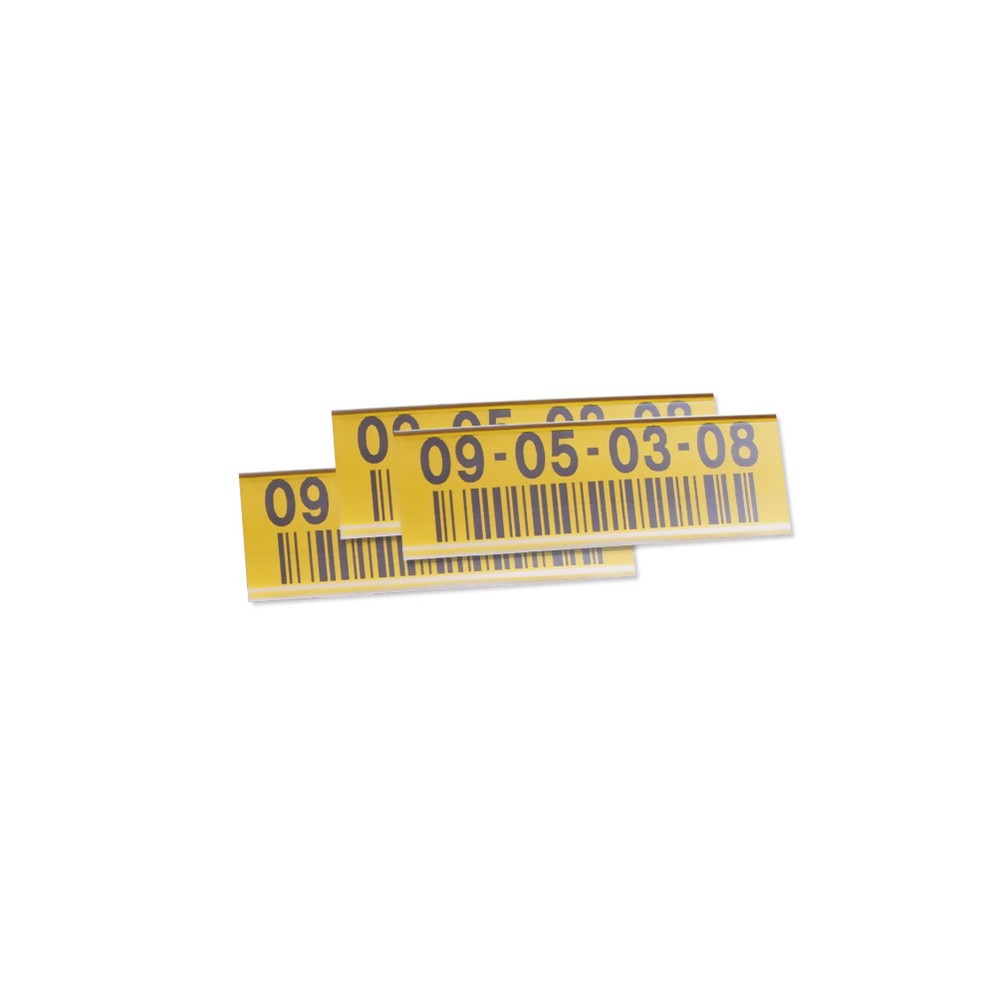 Produktabbildung: Etikettenhalter, magnetisch, HxB 33 x 100 mm, weiß