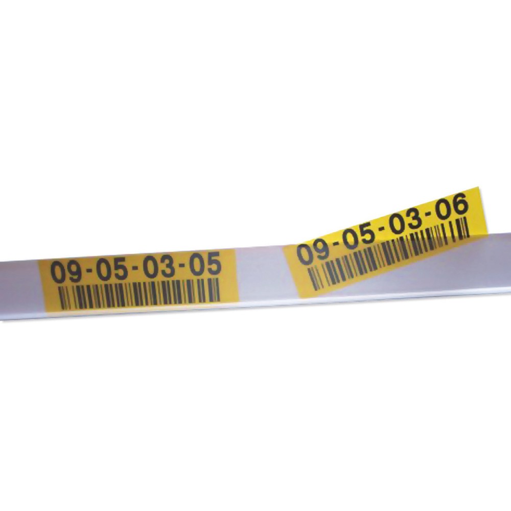 Produktabbildung: Etikettenhalter, selbstklebend, HxB 33 x 100 mm, transparent