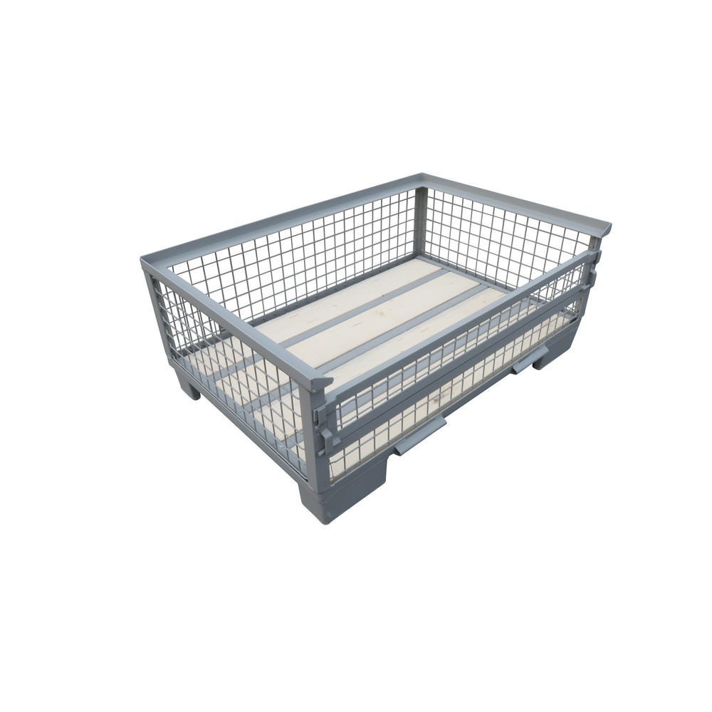 Produktabbildung Nr. 1: Euro-Gitterbox, Längswand halb abklappbar, Höhe 500 mm