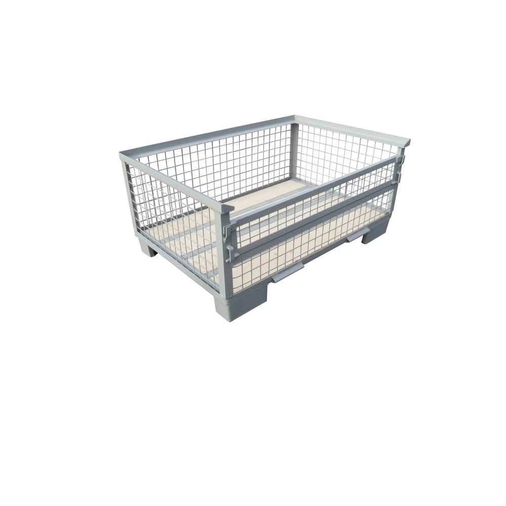 Produktabbildung Nr. 2: Euro-Gitterbox, Längswand halb abklappbar, Höhe 570 mm
