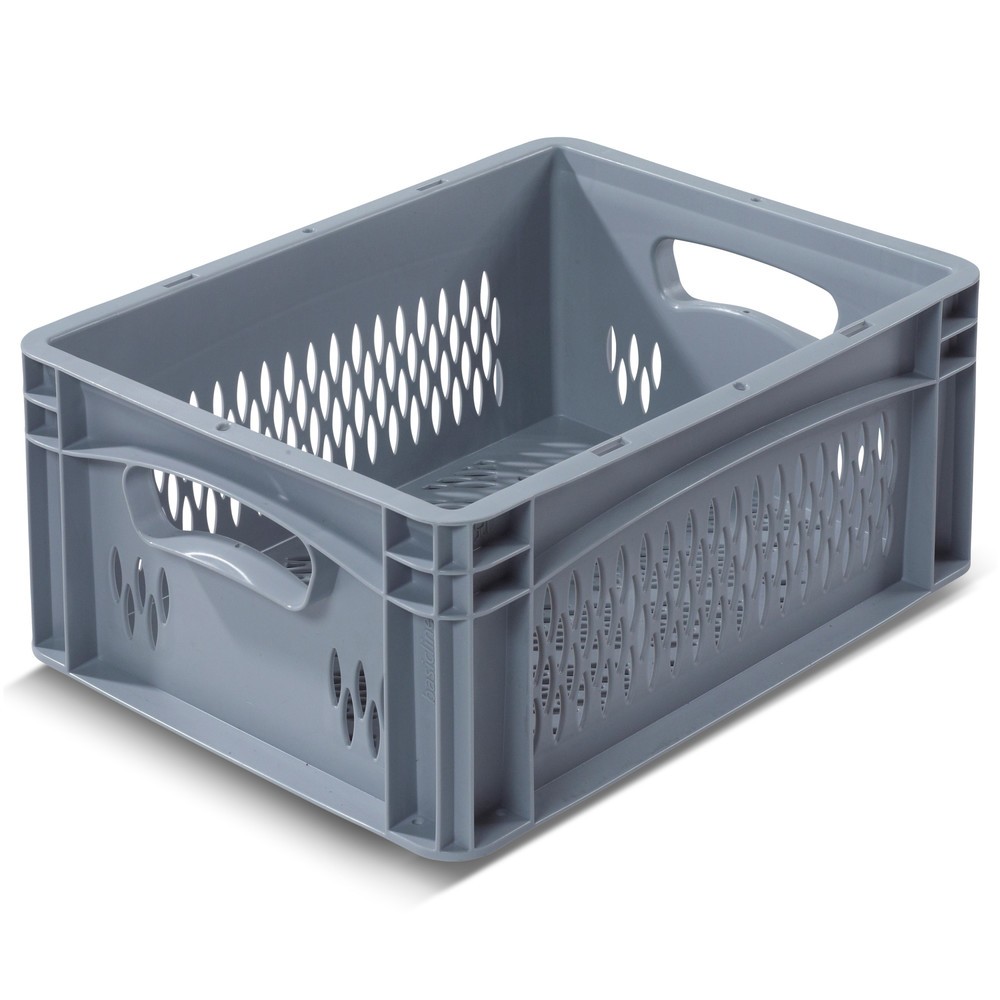 Produktabbildung: Alpha Eurobox aus PP mit durchbrochenen Wänden, 15,9 Liter, HxBxT 170 x 400 x 300 mm