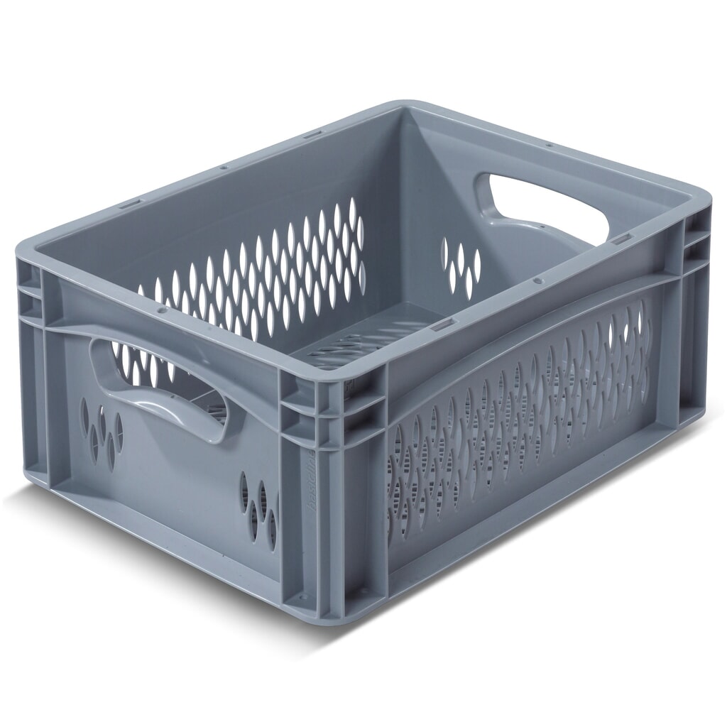 Alpha Eurobox aus PP mit durchbrochenen Wänden, 15,9 Liter, HxBxT 170 x 400 x 300 mm Produktabbildung: Alpha Eurobox aus PP mit durchbrochenen Wänden, 15,9 Liter, HxBxT 170 x 400 x 300 mm