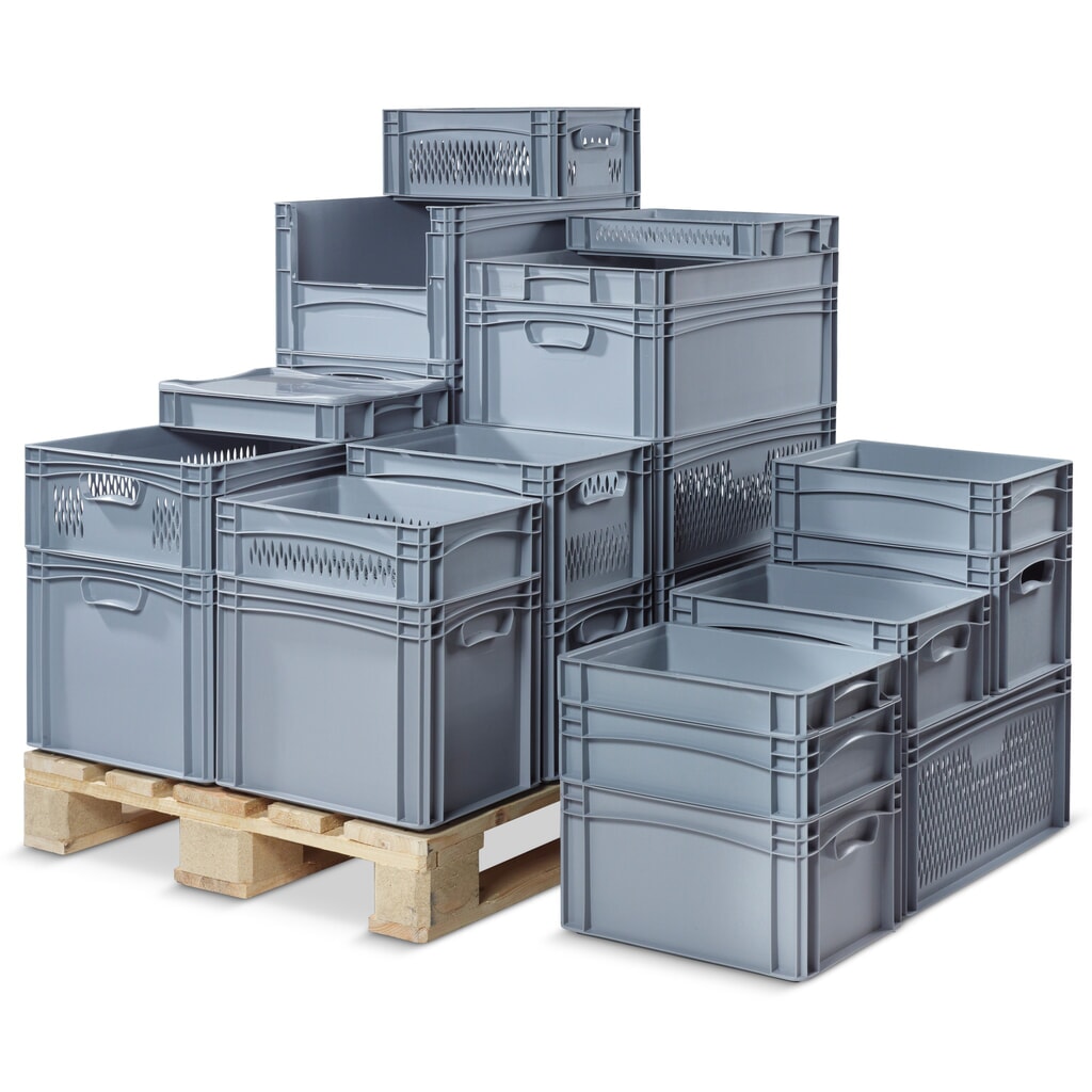 Alpha Eurobox aus PP mit geschlossenen Wänden, 6,4 Liter, HxBxT 70 x 400 x 300 mm Produktabbildung Nr. 2: Alpha Eurobox aus PP mit geschlossenen Wänden, 6,4 Liter, HxBxT 70 x 400 x 300 mm