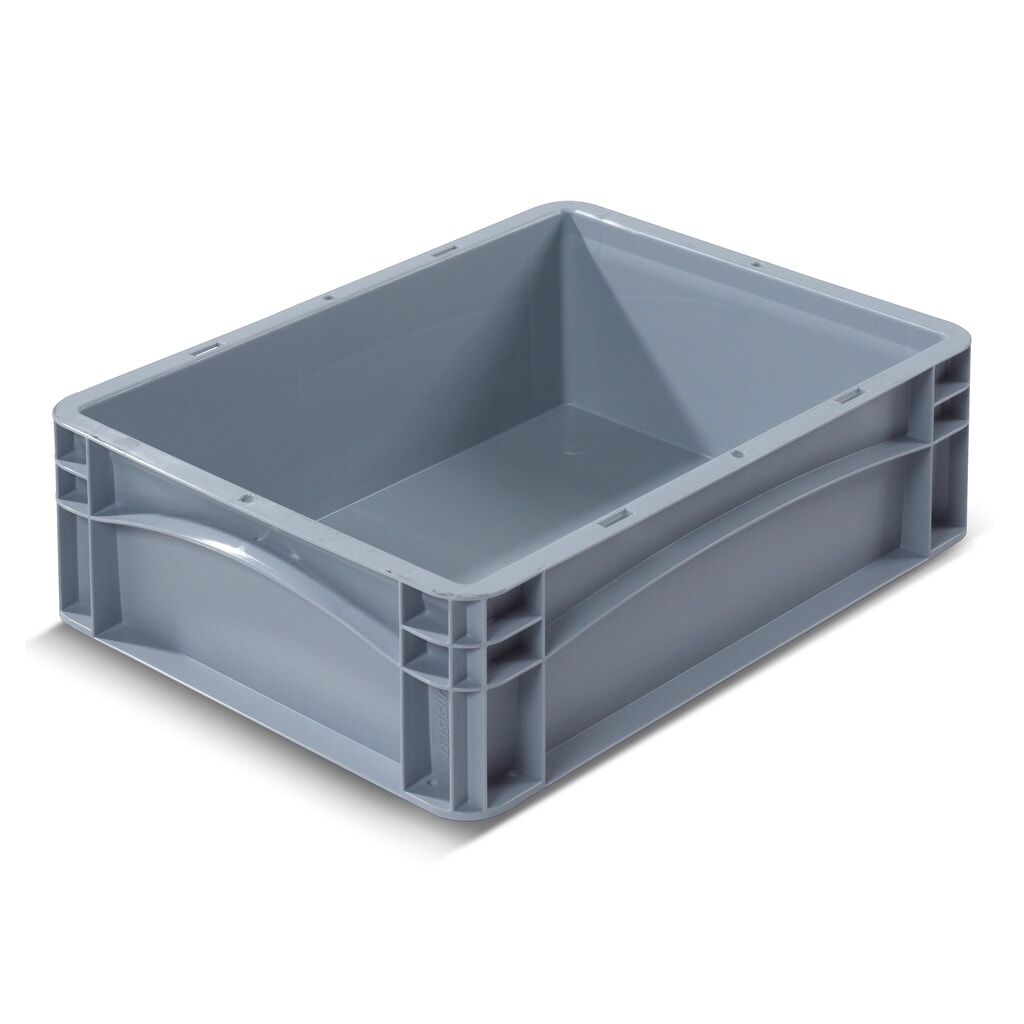 Alpha Eurobox aus PP mit geschlossenen Wänden, 11,2 Liter, HxBxT 120 x 400 x 300 mm Produktabbildung: Alpha Eurobox aus PP mit geschlossenen Wänden, 11,2 Liter, HxBxT 120 x 400 x 300 mm