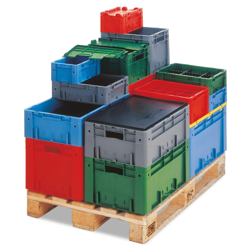 Produktabbildung Nr. 2: Eurobox für schwere Lasten, 20 Liter, grau