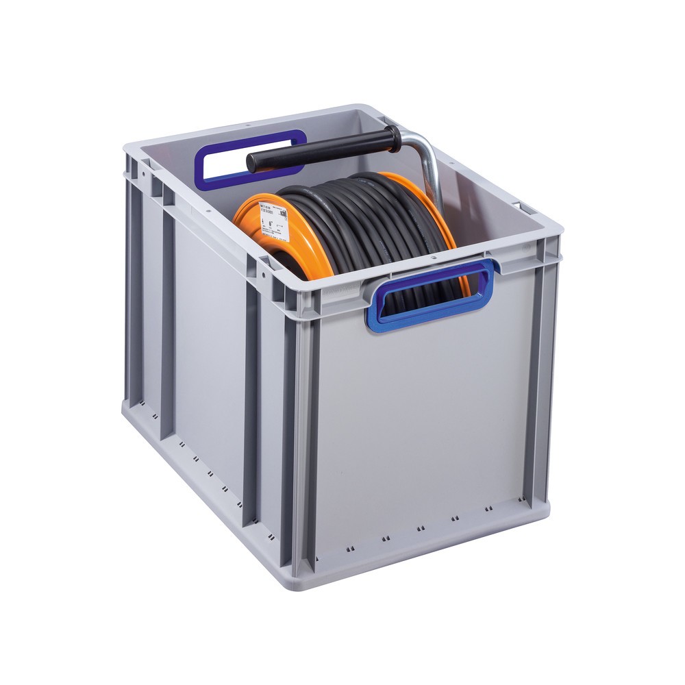 Produktabbildung Nr. 3: Allit Eurobox, mit blauen Grifföffnungen, HxBxT 320 x 400 x 300 mm, 30 Liter