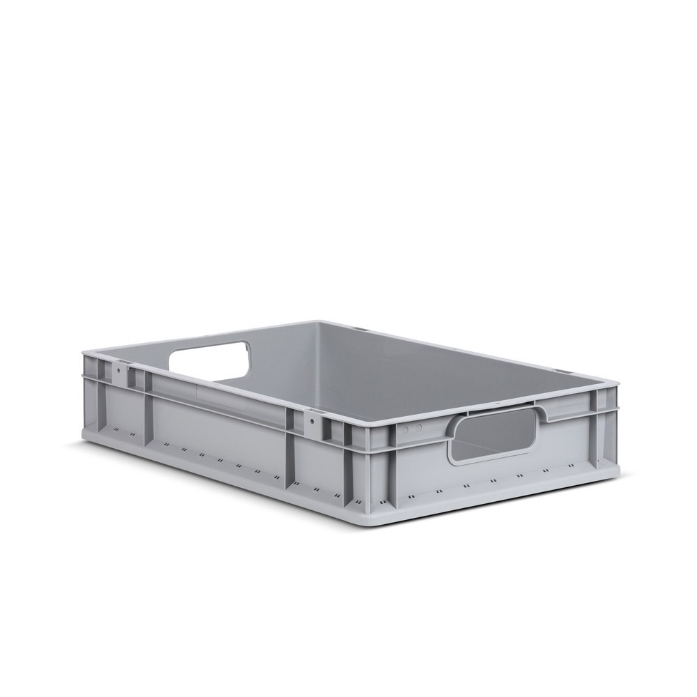 Produktabbildung Nr. 1: Allit Eurobox, mit grauen Grifföffnungen, HxBxT 120 x 600 x 400 mm, 23 Liter, 8 Stk/VE