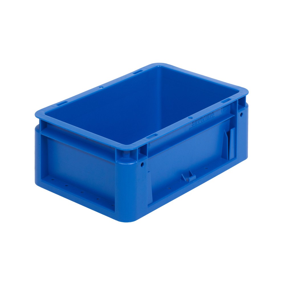 Produktabbildung: Alpha Eurobox Premium aus PP mit geschlossenen Wänden, HxBxT 120 x 300 x 200 mm, blau