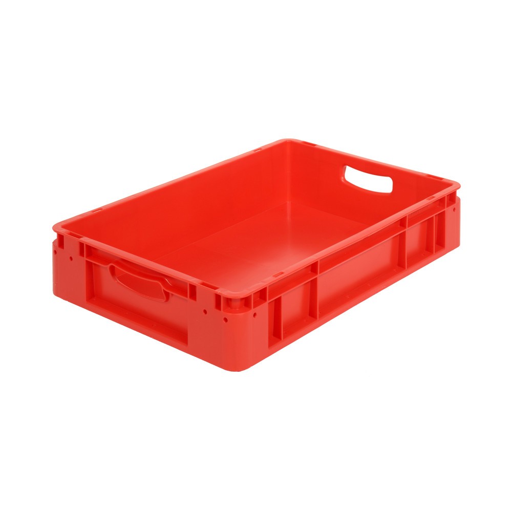 Produktabbildung: Alpha Eurobox Premium aus PP mit geschlossenen Wänden, HxBxT 120 x 600 x 400 mm, rot