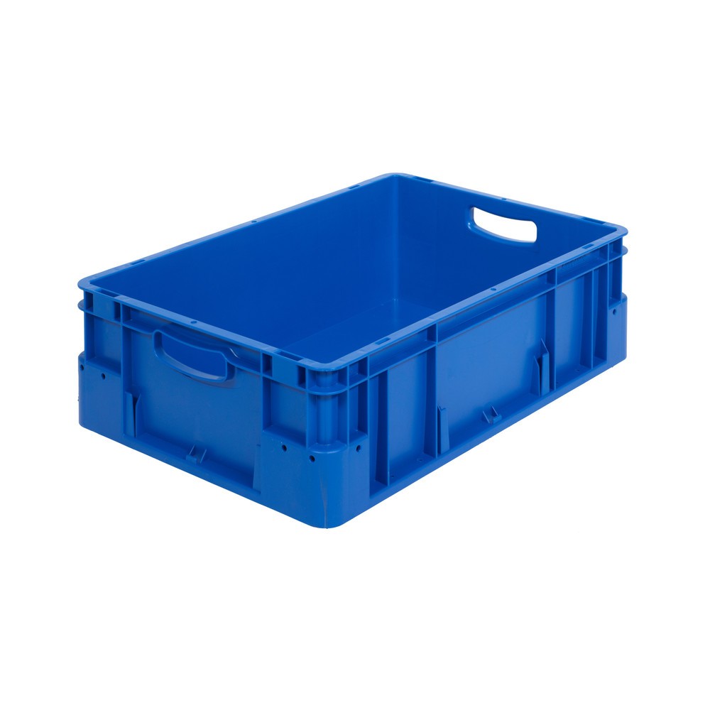 Produktabbildung: Alpha Eurobox Premium aus PP mit geschlossenen Wänden, HxBxT 180 x 600 x 400 mm, blau