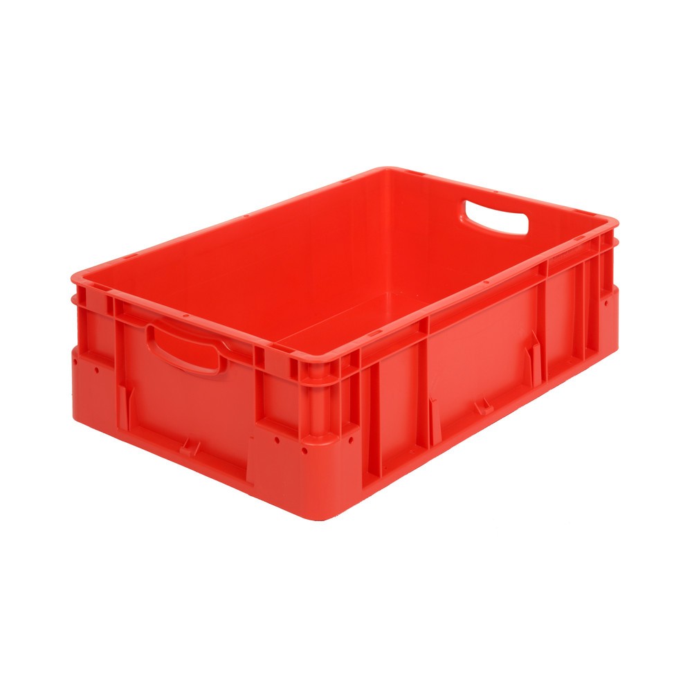 Produktabbildung: Alpha Eurobox Premium aus PP mit geschlossenen Wänden, HxBxT 180 x 600 x 400 mm, rot