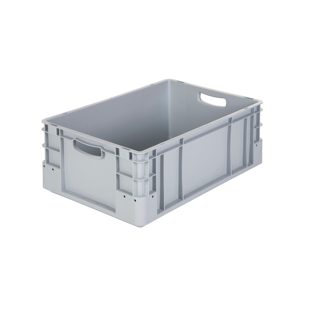 Produktabbildung: Alpha Eurobox Premium aus PP mit geschlossenen Wänden, HxBxT 220 x 600 x 400 mm, grau