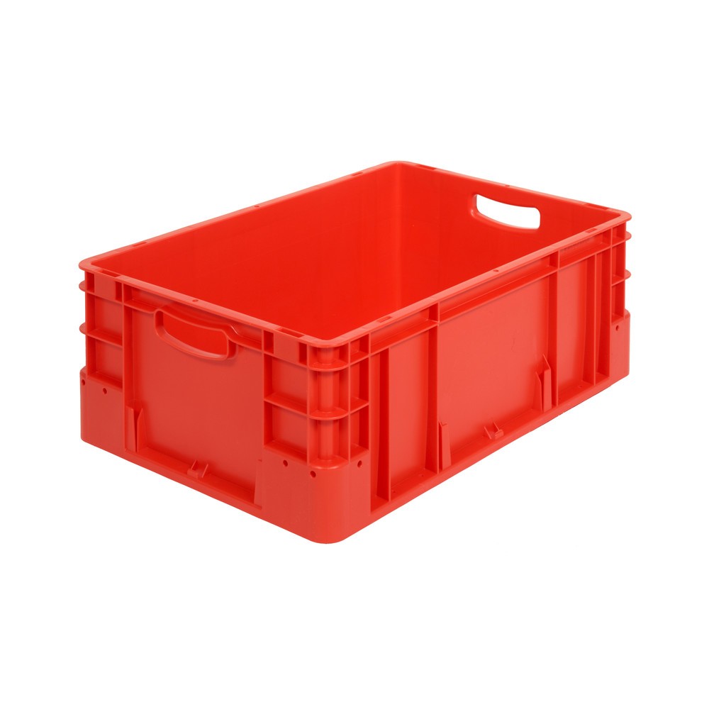 Produktabbildung: Alpha Eurobox Premium aus PP mit geschlossenen Wänden, HxBxT 220 x 600 x 400 mm, rot