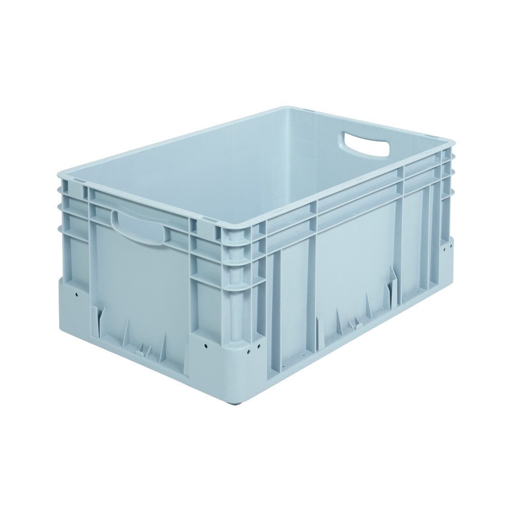 Produktabbildung: Alpha Eurobox Premium aus PP mit geschlossenen Wänden, HxBxT 270 x 600 x 400 mm, grau
