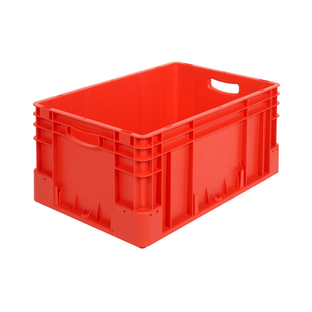 Produktabbildung: Alpha Eurobox Premium aus PP mit geschlossenen Wänden, HxBxT 270 x 600 x 400 mm, rot