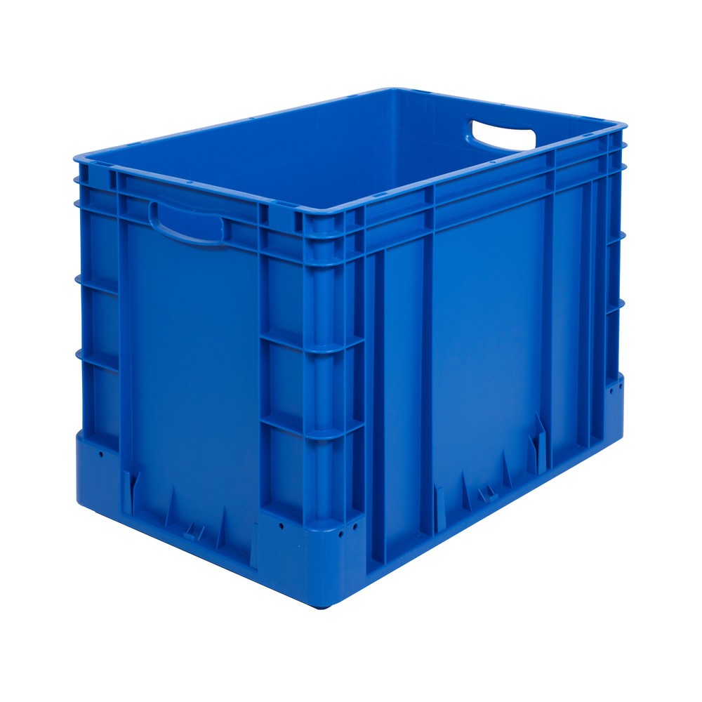 Produktabbildung: Alpha Eurobox Premium aus PP mit geschlossenen Wänden, HxBxT 420 x 600 x 400 mm, blau