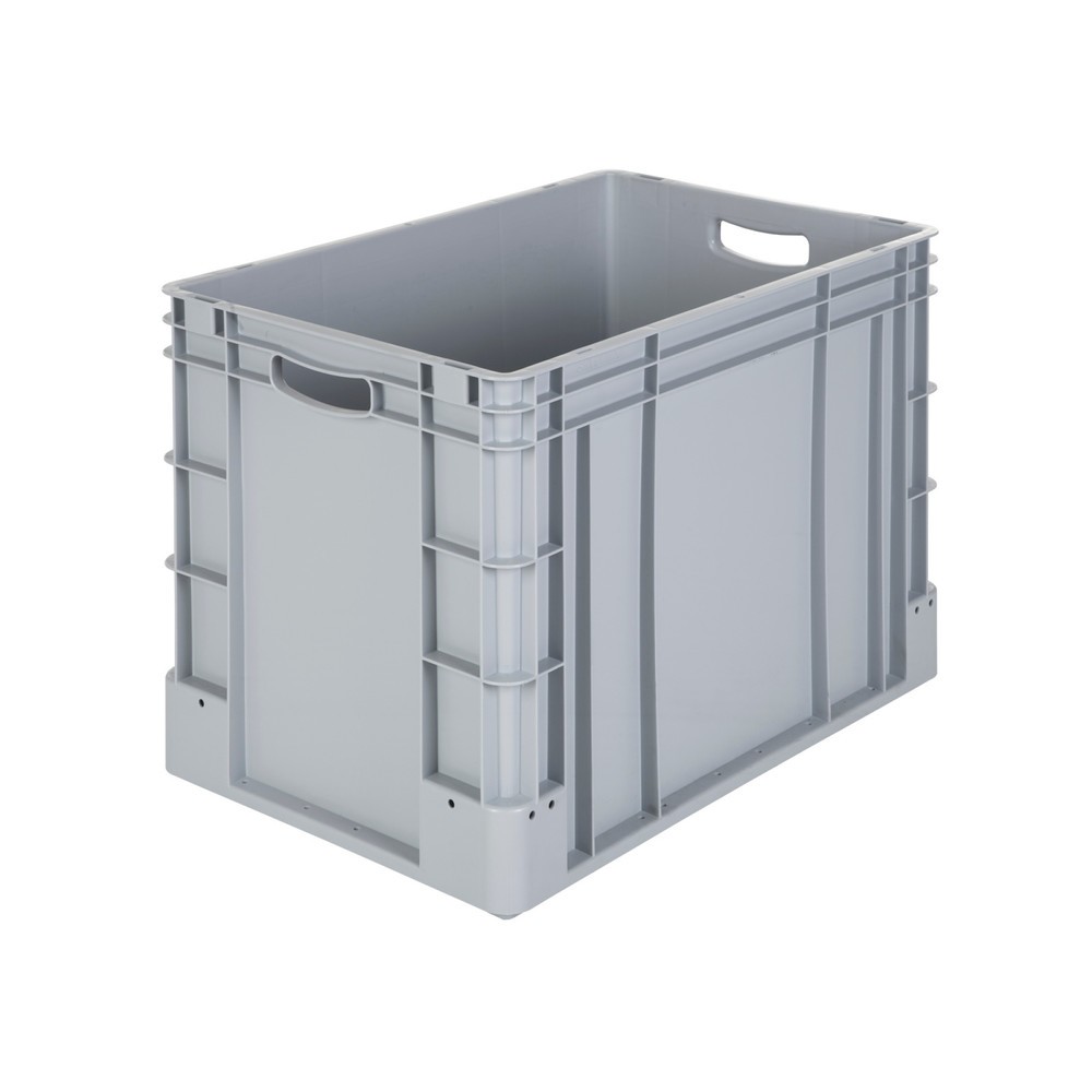 Produktabbildung: Alpha Eurobox Premium aus PP mit geschlossenen Wänden, HxBxT 420 x 600 x 400 mm, grau