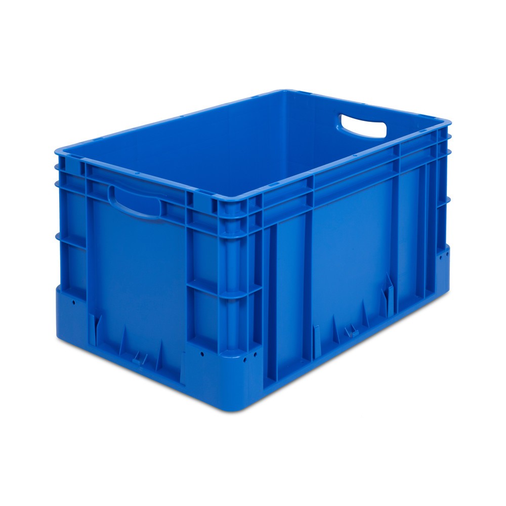 Produktabbildung: Alpha Eurobox Premium aus PP mit geschlossenen Wänden, HxBxT 320 x 600 x 400 mm, blau