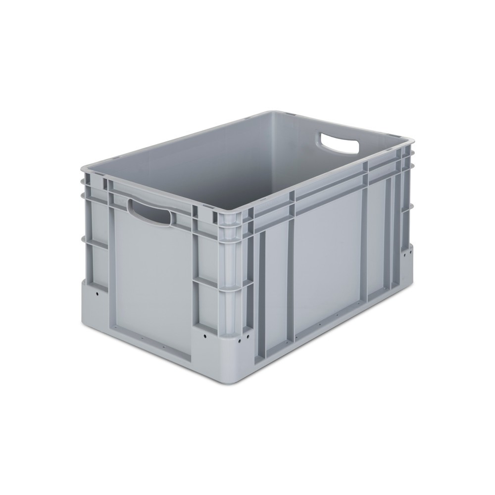 Produktabbildung: Alpha Eurobox Premium aus PP mit geschlossenen Wänden, HxBxT 320 x 600 x 400 mm, grau