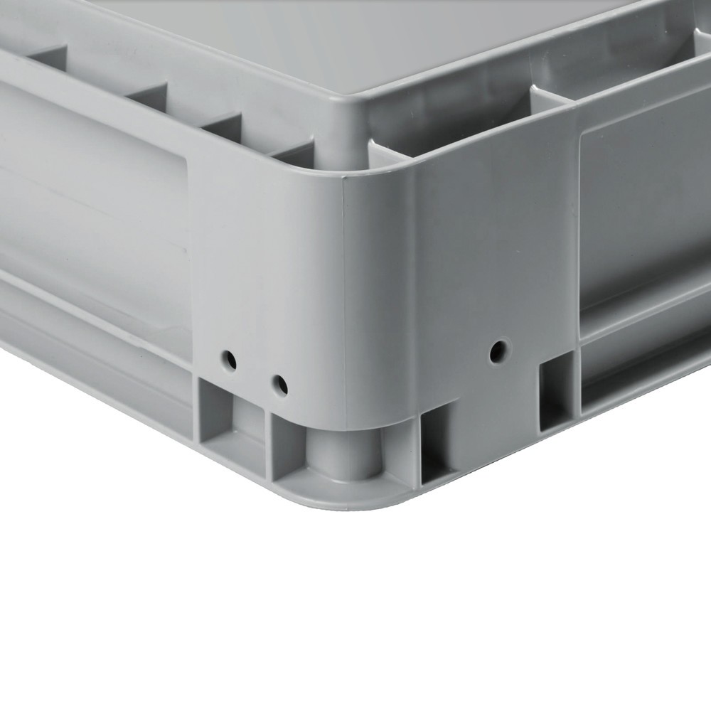 Produktabbildung Nr. 2: Alpha Eurobox Premium aus PP mit geschlossenen Wänden, HxBxT 120 x 300 x 200 mm, grau