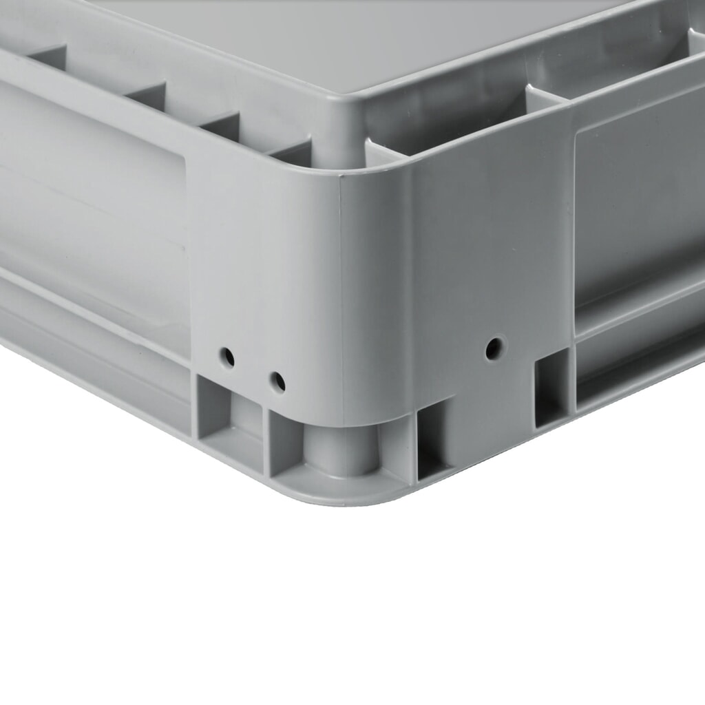 Alpha Eurobox Premium aus PP mit geschlossenen Wänden, HxBxT 120 x 300 x 200 mm, blau Produktabbildung Nr. 3: Alpha Eurobox Premium aus PP mit geschlossenen Wänden, HxBxT 120 x 300 x 200 mm, blau