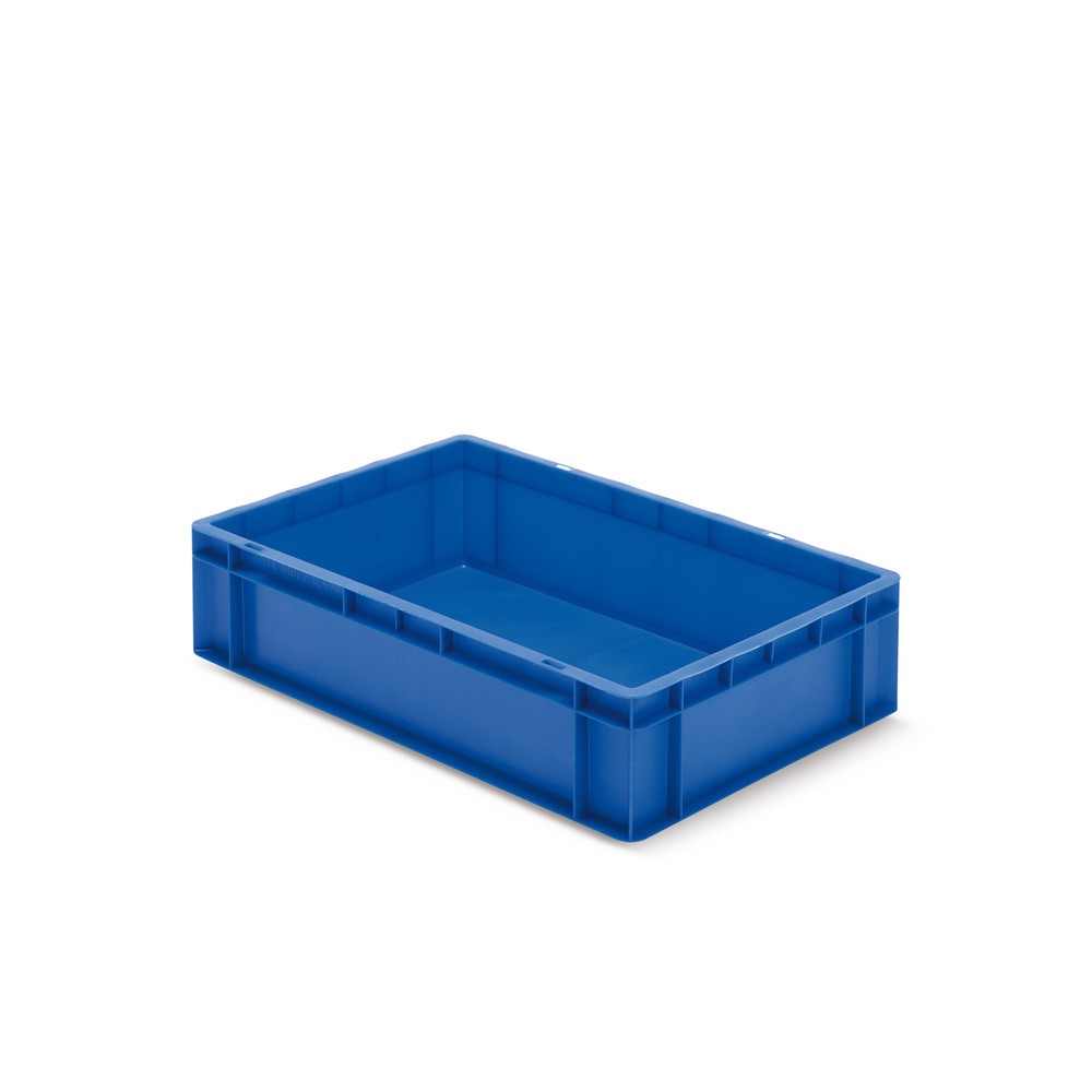 Produktabbildung Nr. 1: Euro-Stapelbehälter, Wände + Boden geschlossen, 26 Liter, blau