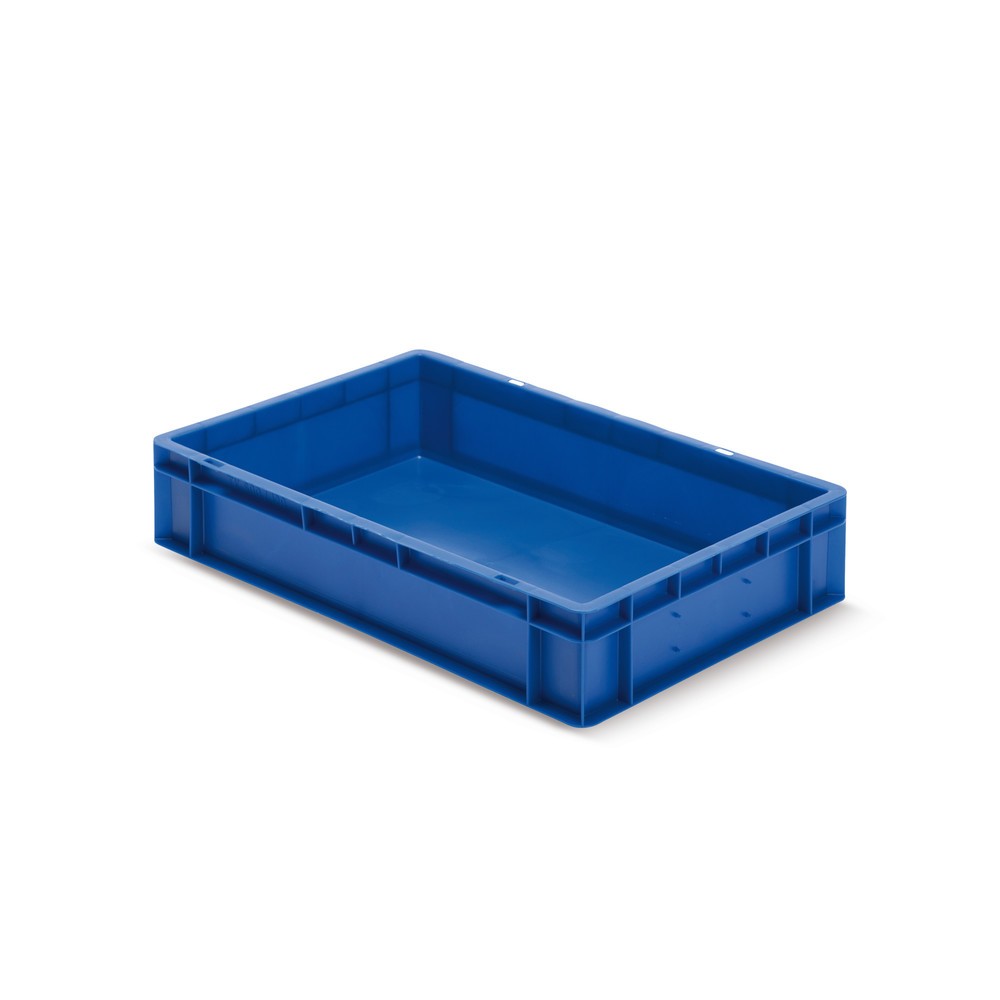 Produktabbildung Nr. 1: Euro-Stapelbehälter, Wände + Boden geschlossen, 22 Liter, blau