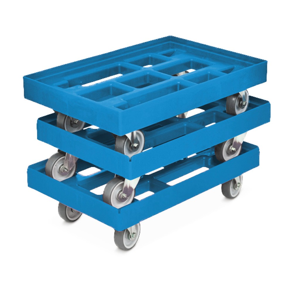 Produktabbildung Nr. 2: Eurokasten-Roller aus Polyethylen, TK 300 kg