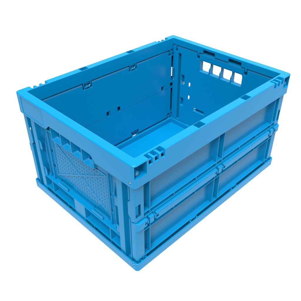 Euronorm-Eurobox Premium, 22 Liter, blau Produktabbildung: Euronorm-Eurobox Premium, 22 Liter, blau