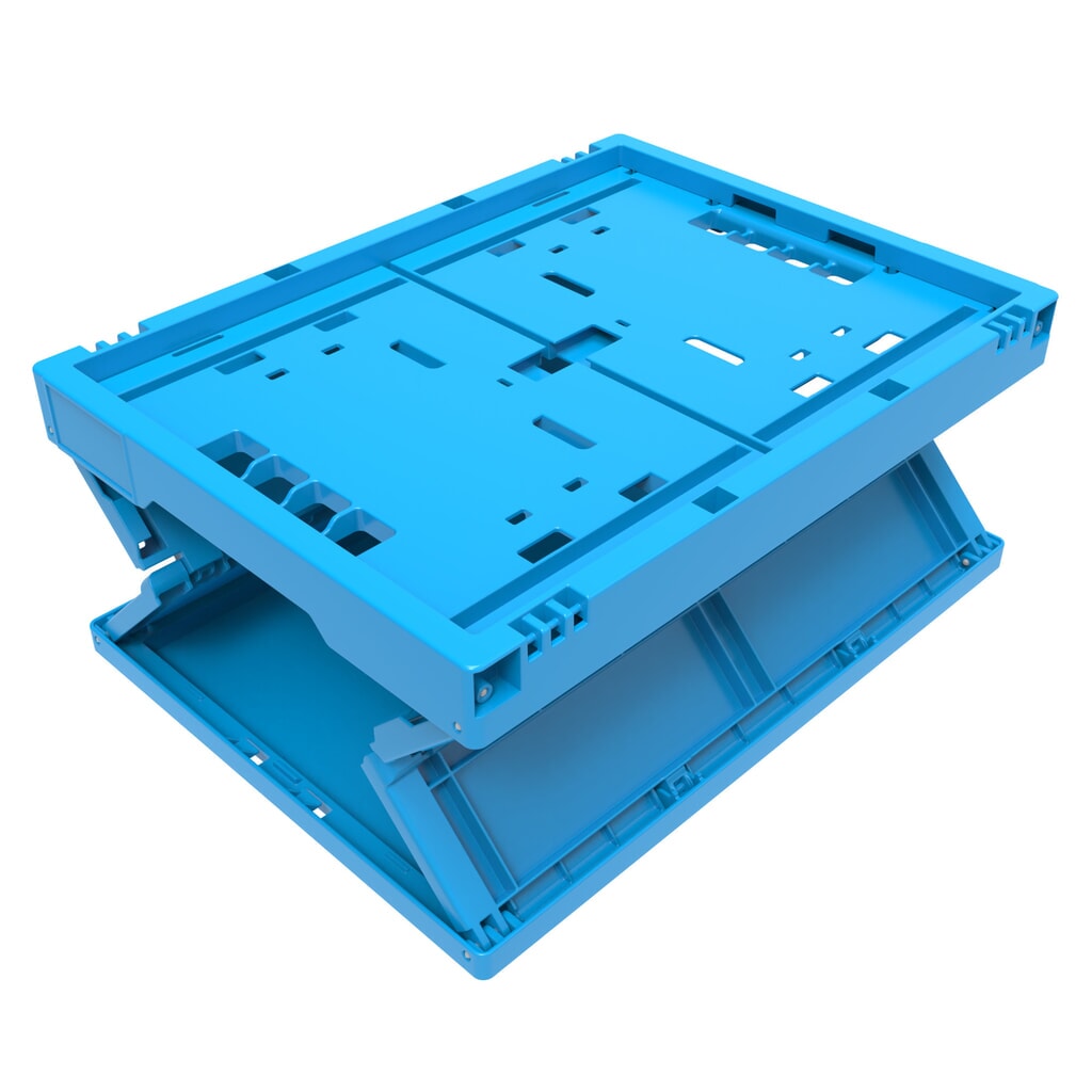 Euronorm-Eurobox Premium, 22 Liter, blau Produktabbildung Nr. 2: Euronorm-Eurobox Premium, 22 Liter, blau