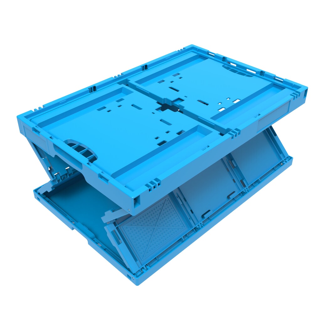 Euronorm-Eurobox Premium, 68 Liter, blau Produktabbildung Nr. 2: Euronorm-Eurobox Premium, 68 Liter, blau
