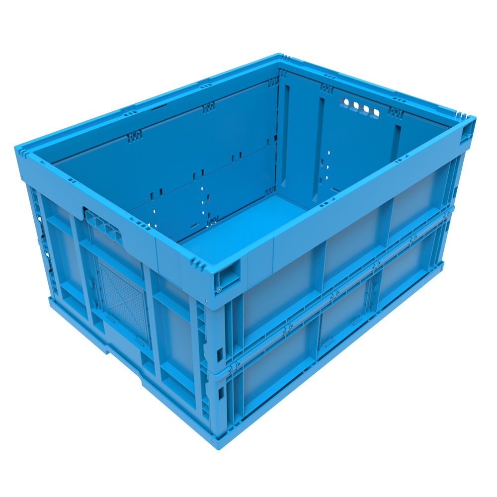Produktabbildung: Euronorm-Faltbox Premium, 172 Liter, blau