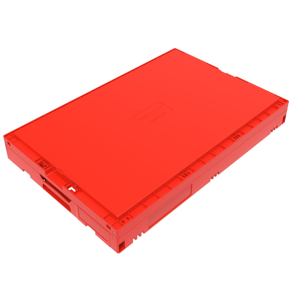 Euronorm-Eurobox Premium, 68 Liter, rot Produktabbildung Nr. 3: Euronorm-Eurobox Premium, 68 Liter, rot