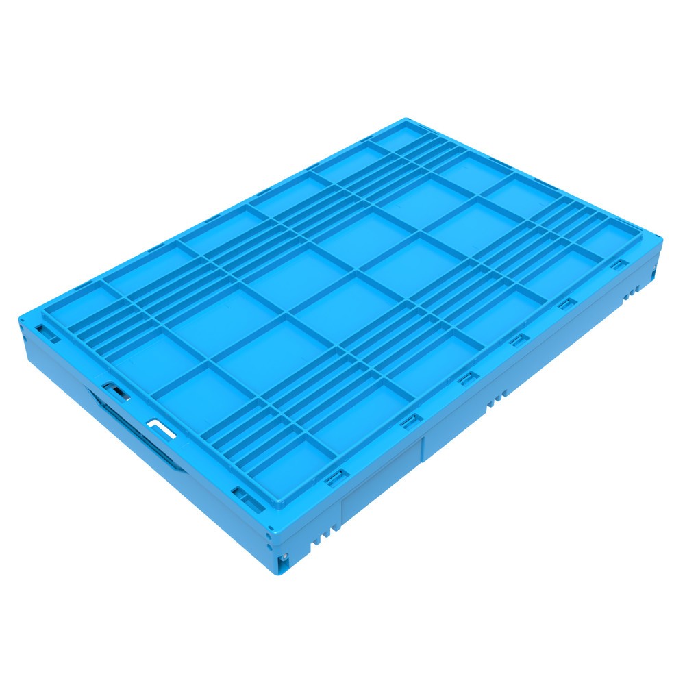 Produktabbildung Nr. 3: Euronorm-Faltbox Premium, mit gelochten Seitenwänden, blau