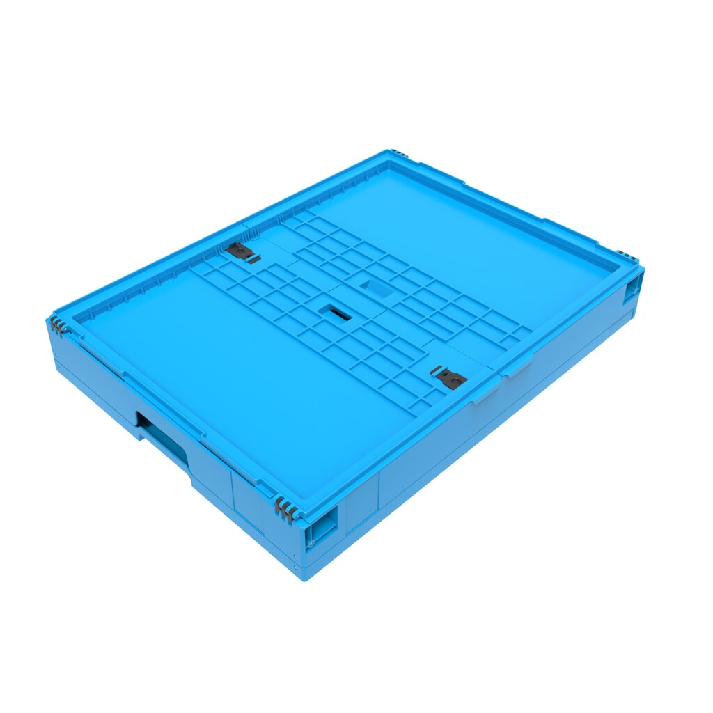 Produktabbildung Nr. 4: Euronorm-Eurobox Premium, mit Scharnierdeckel, 165 Liter, blau