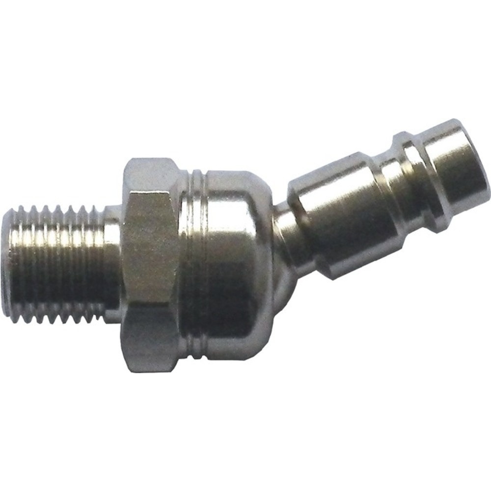 Produktabbildung: EWO Drehgelenkstecker, Außengewinde G 1/4 ″, Stahl vernickelt Stecker DN 7,2, Innengewinde -