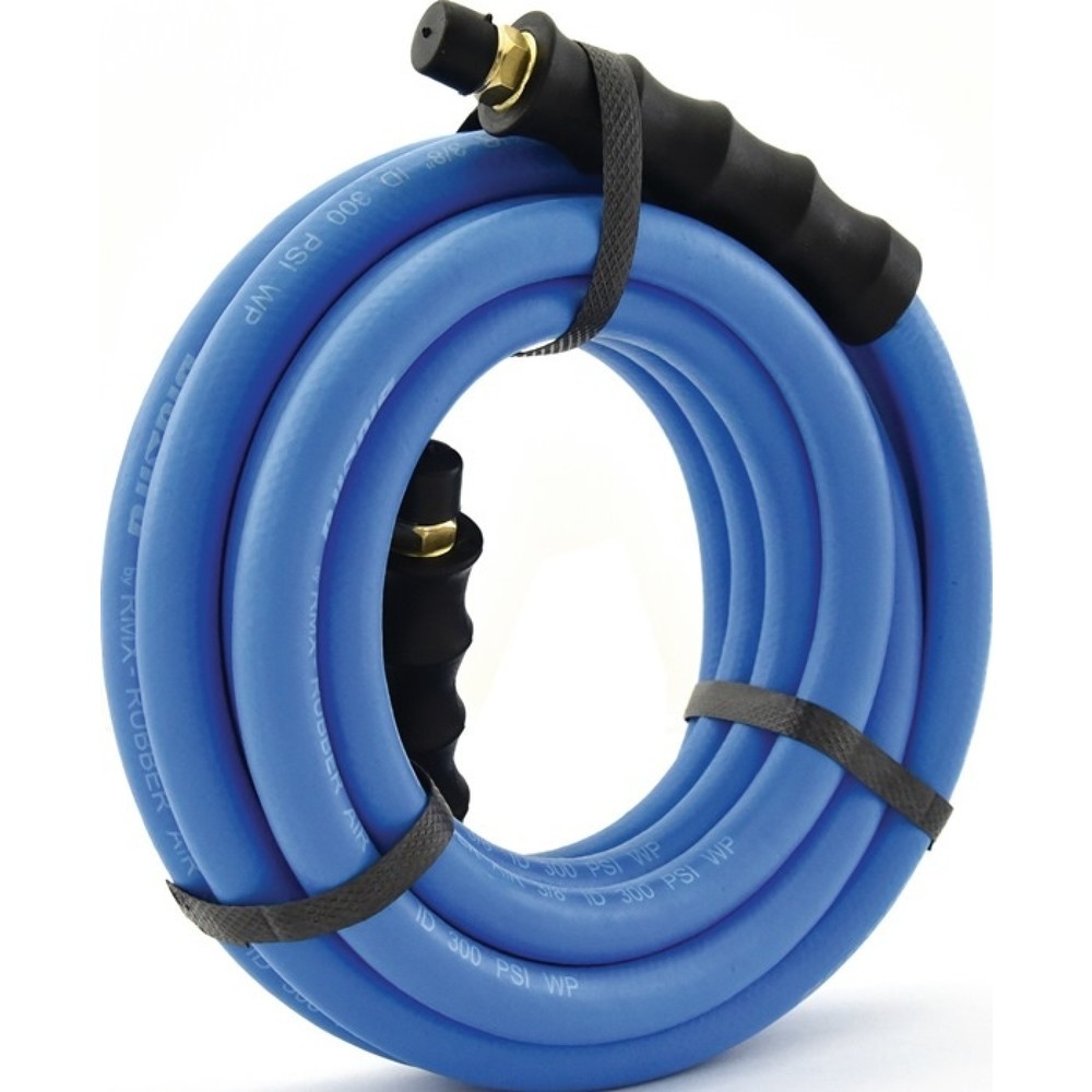 Produktabbildung: EWO Druckluftschlauch flextrem BluBird, Länge 10 m blau, Innen-Ø 9,5 mm Außen-Ø 15,5 mm, G 3/8 ″