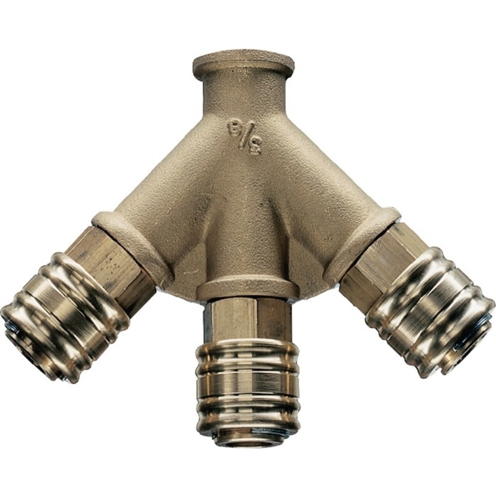 Produktabbildung: EWO Verteiler, DN 7,2, Innengewinde, 3 Kupplungen, Gewinde G 1/2 ″/19,17 mm