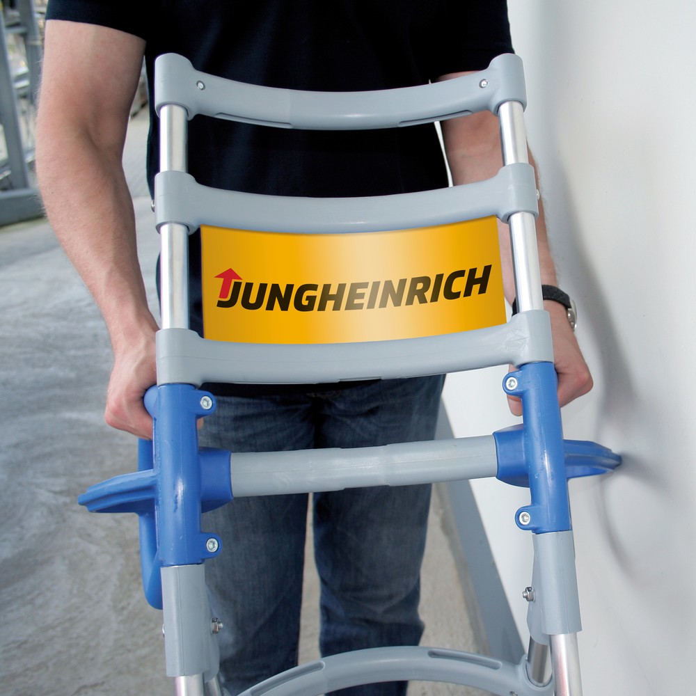 Produktabbildung Nr. 2: EXPRESSO Stapelkarre aus Aluminium, Tragkraft 300 kg, Schaufel BxT 245 x 220 mm, Sicherheits-Ohrengriffe