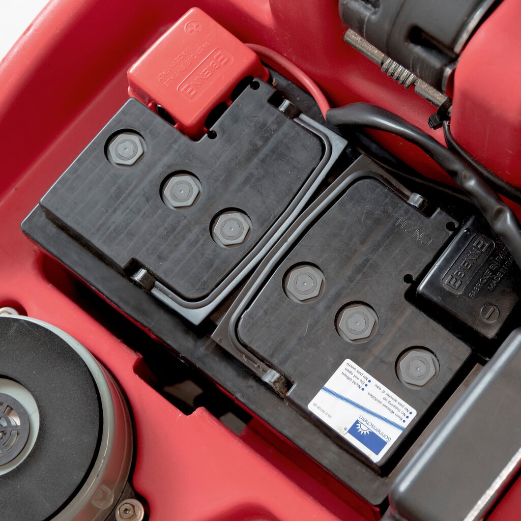 Extra Batterie für SPRiNTUS Scheuer-Saugmaschine TORTUGA, 12/50 V/Ah Produktabbildung: Extra Batterie für SPRiNTUS Scheuer-Saugmaschine TORTUGA, 12/50 V/Ah