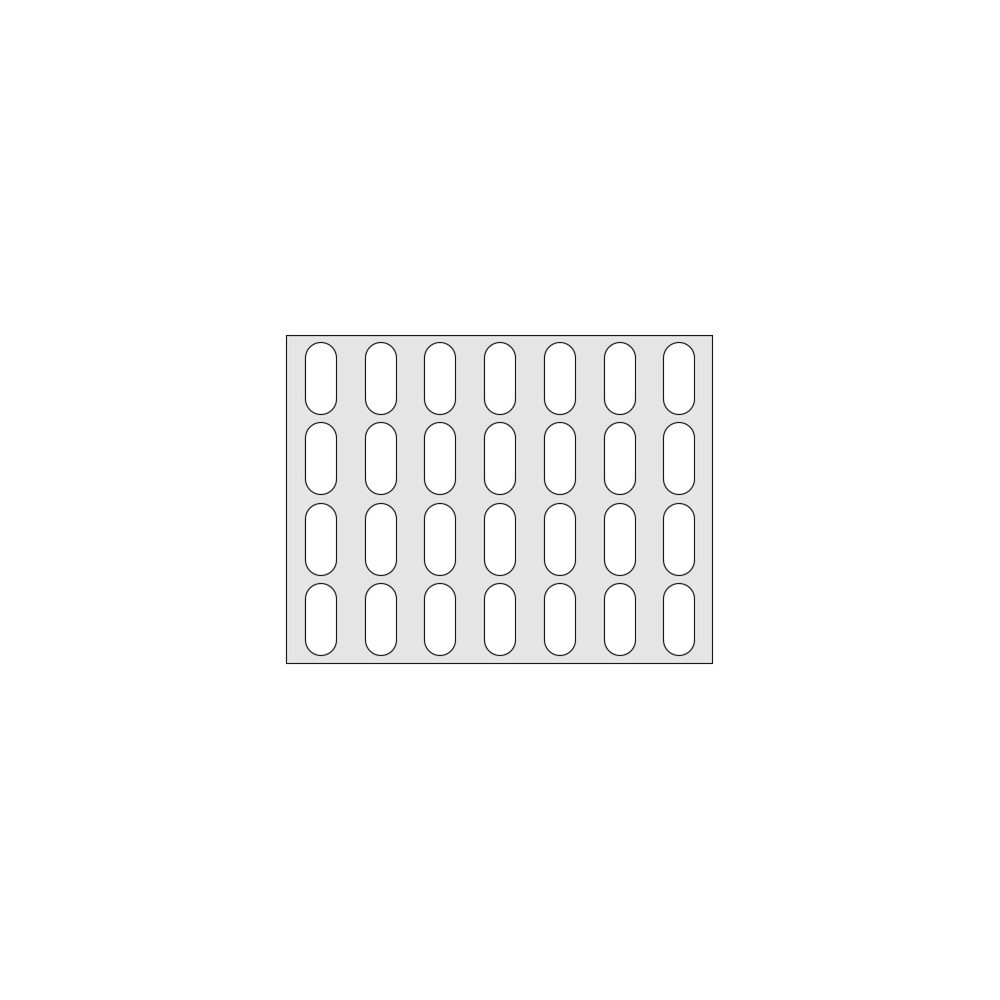 Produktabbildung: Fachboden für Aluminium-Regal, Kunststoffgitter, BxT 750 x 580 mm