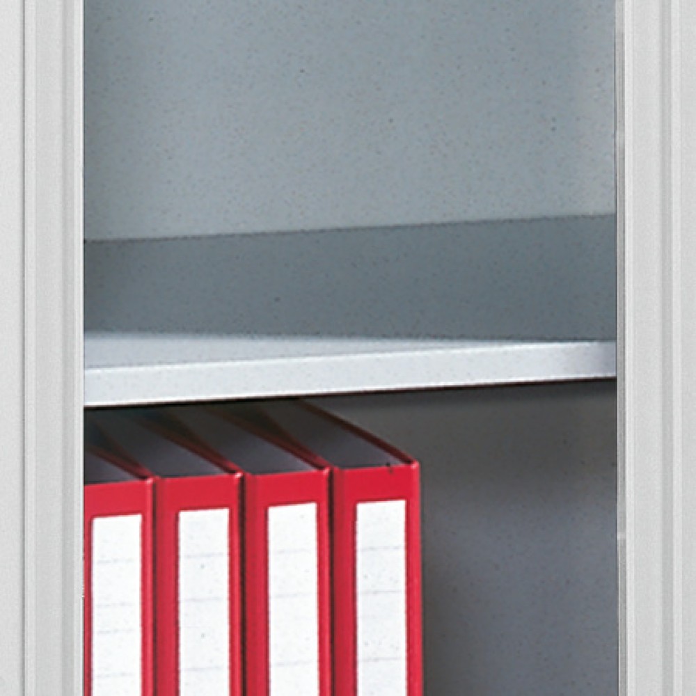 Produktabbildung: Fachboden für BISLEY Rollladenschrank, Breite 800 mm, schwarz