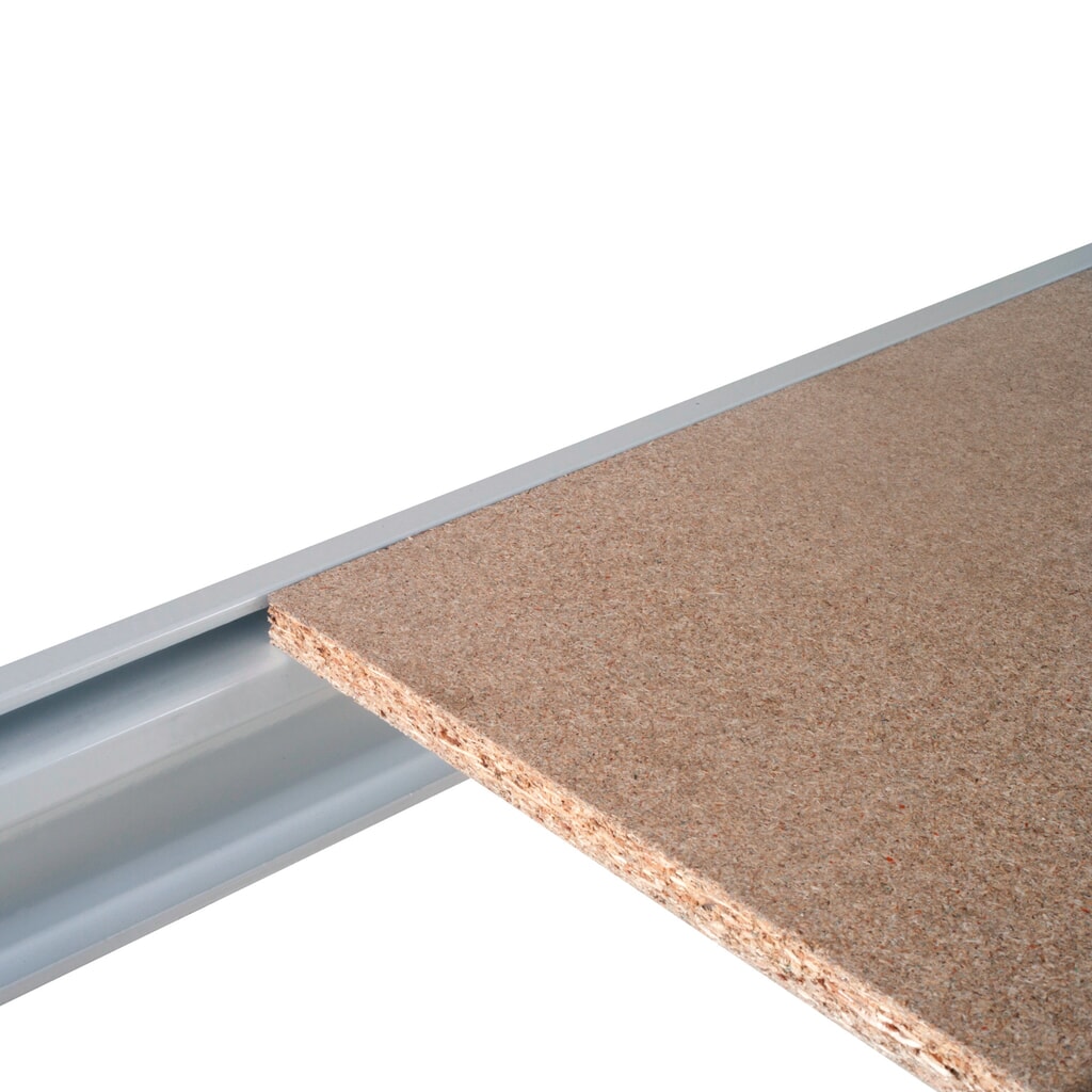 Produktabbildung: Fachboden für ManOrga Weitspannregal, mit Spanplatten, BxT 2.700 x 800 mm