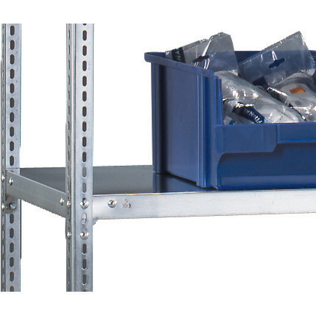 Produktabbildung: Fachboden für META Fachbodenregal Schraubsystem, FL 80 kg, verzinkt, BxT 1.000 x 300 mm