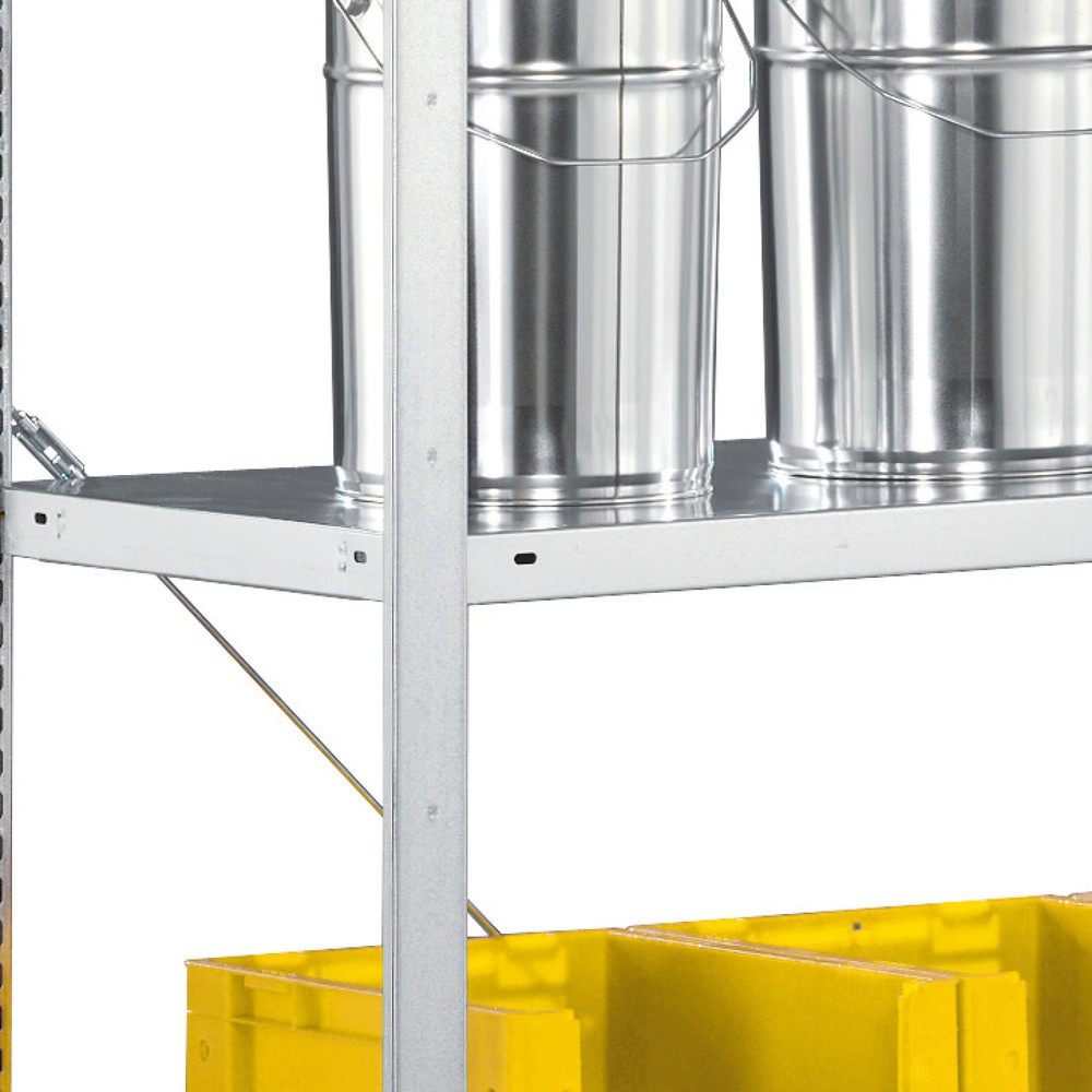 Produktabbildung: Fachboden für META Fachbodenregal Stecksystem, FL 100 kg, lichtgrau, BxT 1.000 x 300 mm