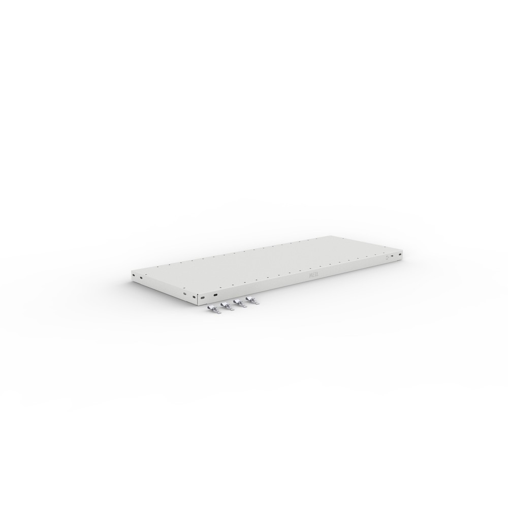 Produktabbildung: Fachboden für META Fachbodenregal Stecksystem, FL 150 kg, lichtgrau, BxT 1.000 x 400 mm