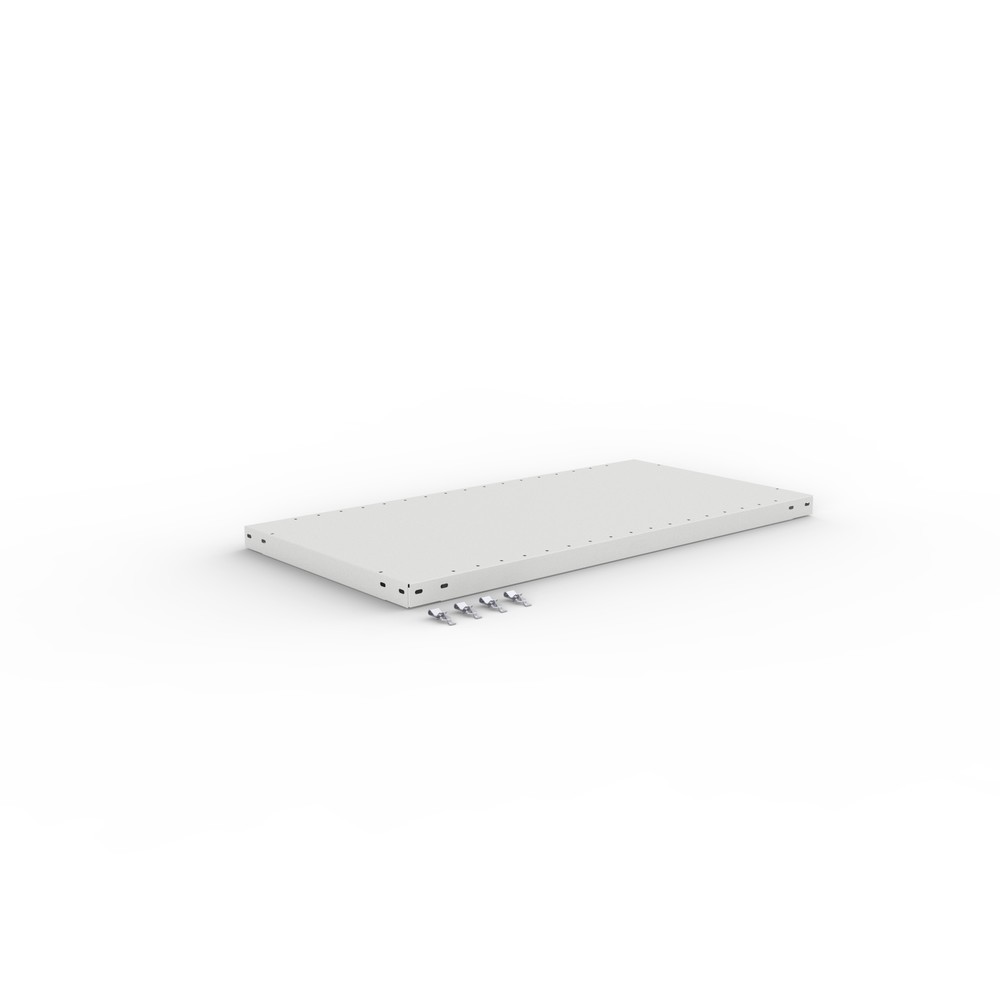 Produktabbildung: Fachboden für META Fachbodenregal Stecksystem, FL 150 kg, lichtgrau, BxT 1.000 x 500 mm