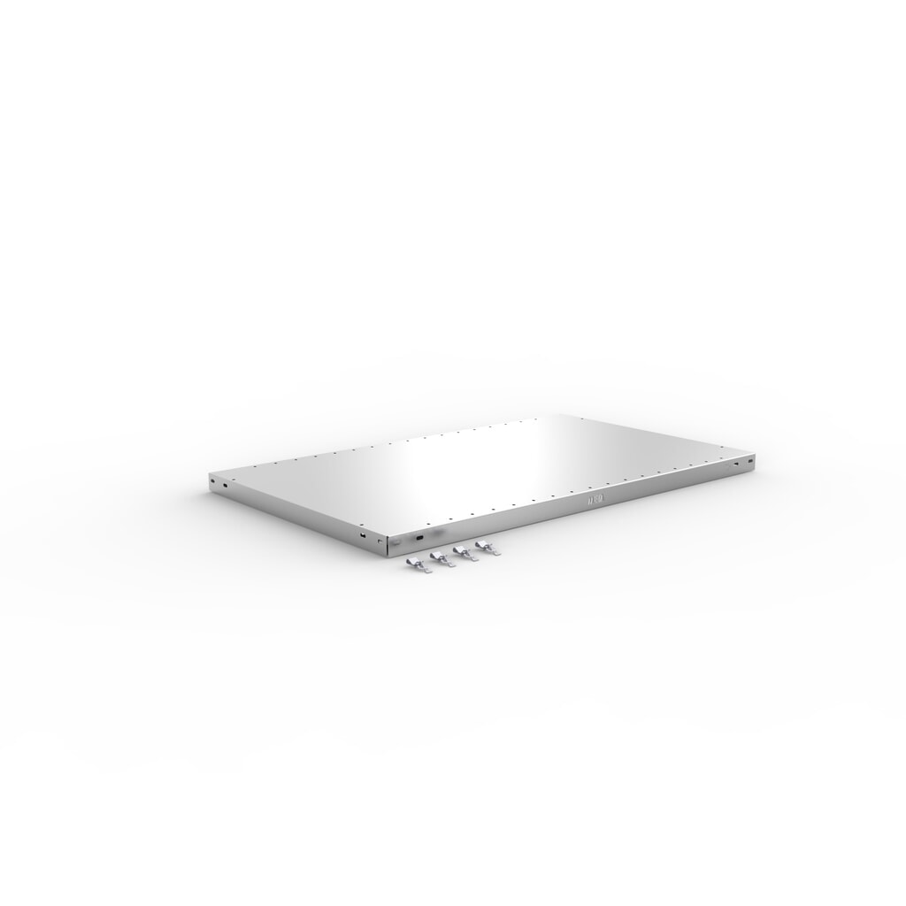 Fachboden für META Fachbodenregal Stecksystem, FL 150 kg, verzinkt, BxT 1.000 x 600 mm Produktabbildung: Fachboden für META Fachbodenregal Stecksystem, FL 150 kg, verzinkt, BxT 1.000 x 600 mm
