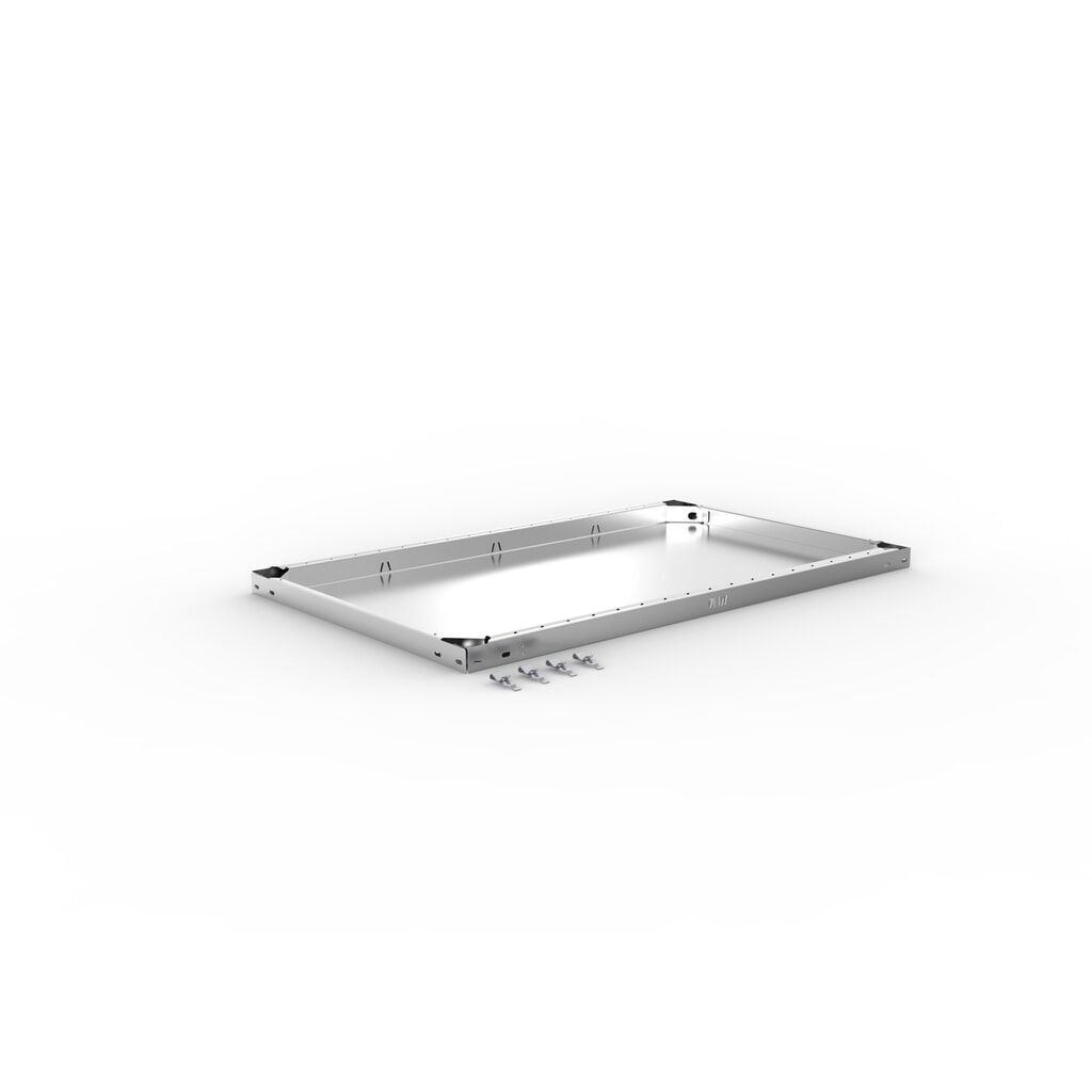 Fachboden für META Fachbodenregal Stecksystem, FL 150 kg, verzinkt, BxT 1.000 x 600 mm Produktabbildung Nr. 2: Fachboden für META Fachbodenregal Stecksystem, FL 150 kg, verzinkt, BxT 1.000 x 600 mm