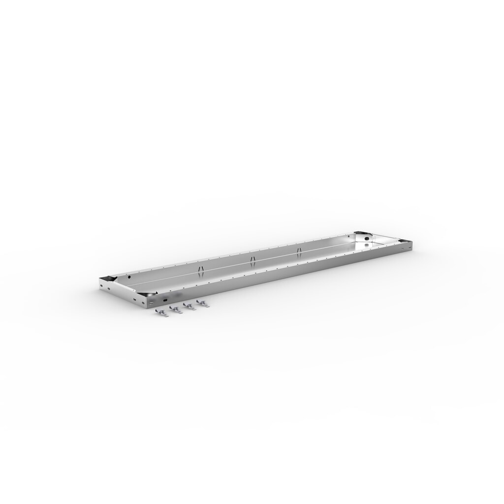 Fachboden für META Fachbodenregal Stecksystem, FL 230 kg, verzinkt, BxT 1.300 x 300 mm Produktabbildung Nr. 2: Fachboden für META Fachbodenregal Stecksystem, FL 230 kg, verzinkt, BxT 1.300 x 300 mm